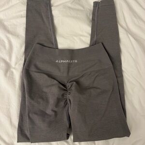 Alphalete Amplify leggings in Storm Grey